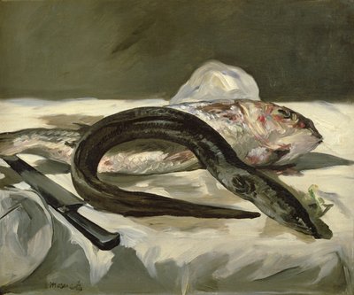 Anguille et Rouget - Édouard Manet